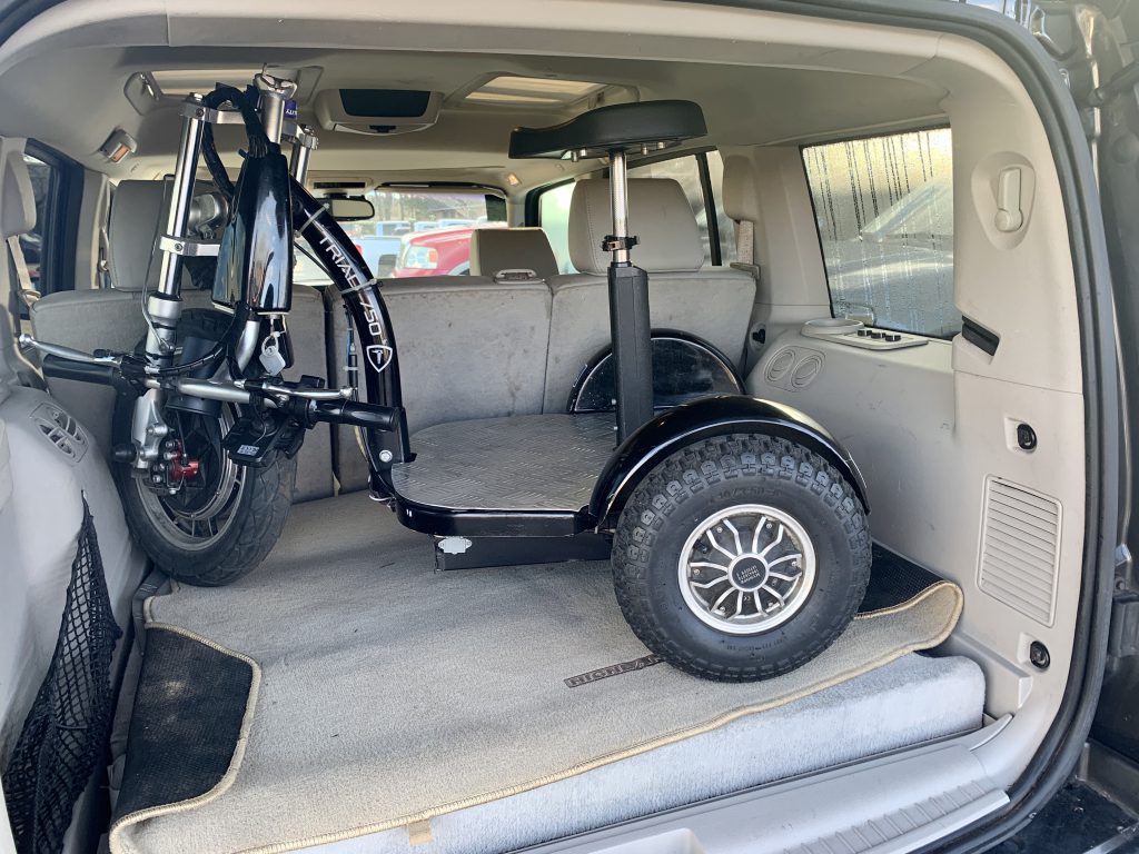 Triad in a Jeep Commander